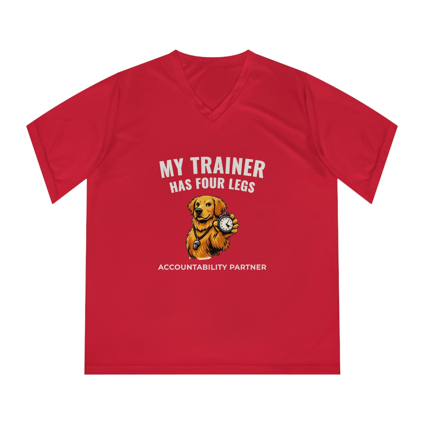My Trainer Has Four Legs | V-Neck Tee