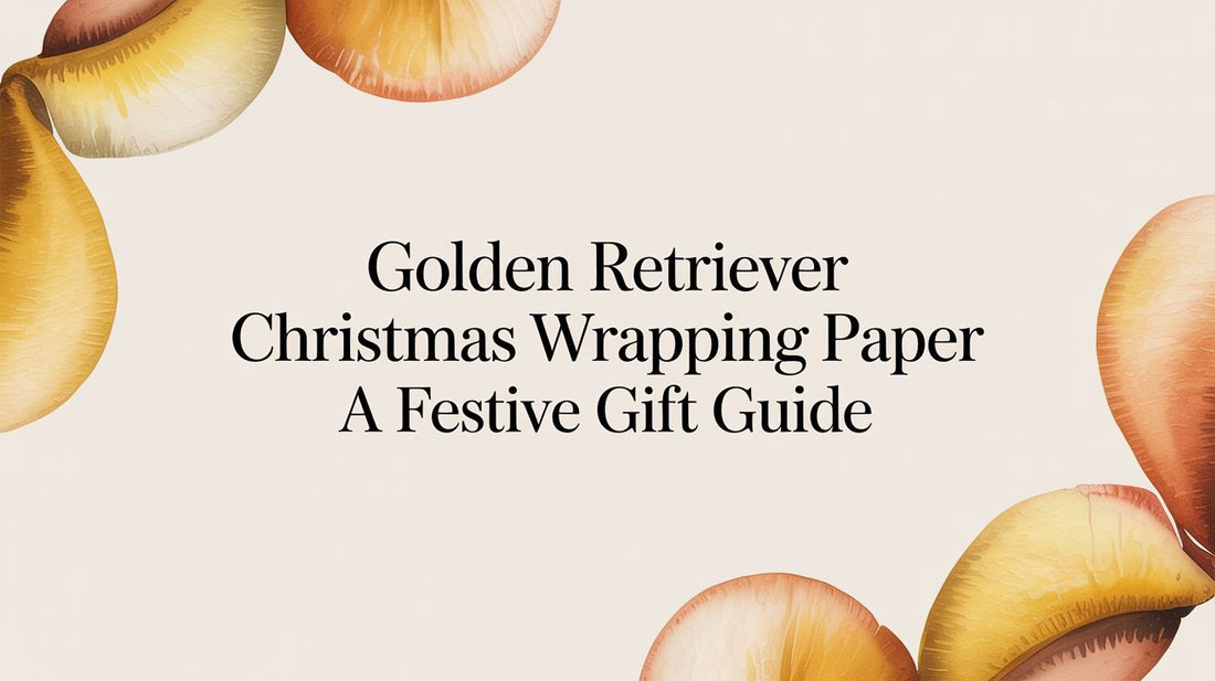 A Dog Lover's Guide to Golden Retriever Christmas Wrapping Paper