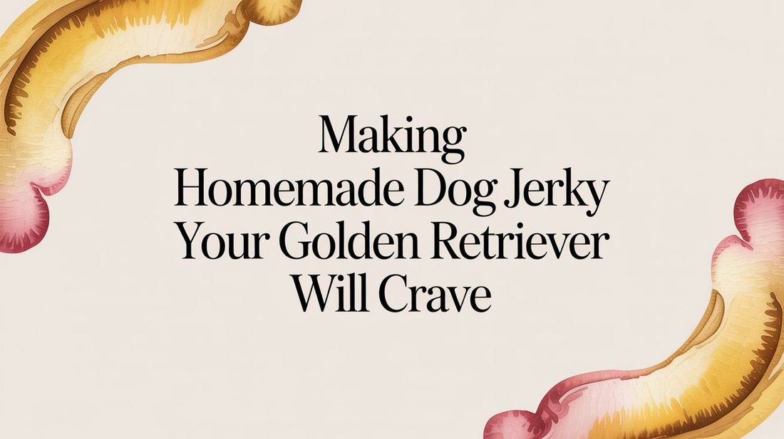 Making Homemade Dog Jerky Your Golden Retriever Will Crave