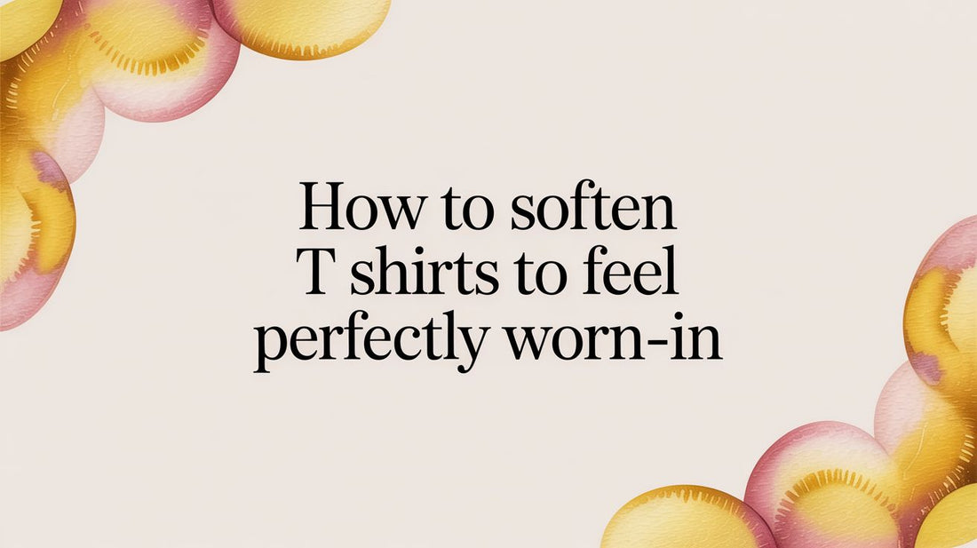 How to Soften T-Shirts So They Feel Perfectly Worn-In