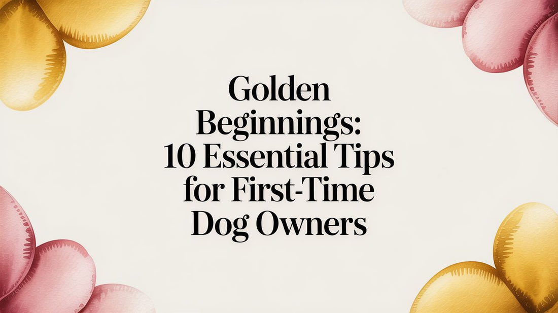 Golden Beginnings: 10 Essential Tips for First-Time Dog Owners