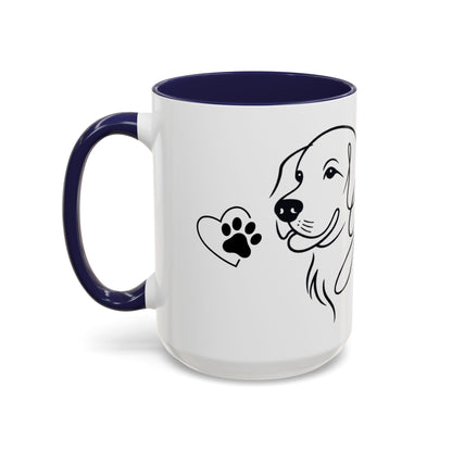 Golden Mom Script Paw | Mug