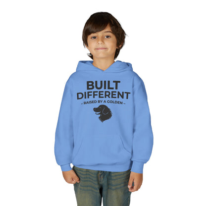 Built Different. Raised by a Golden | Kids Sweatshirt