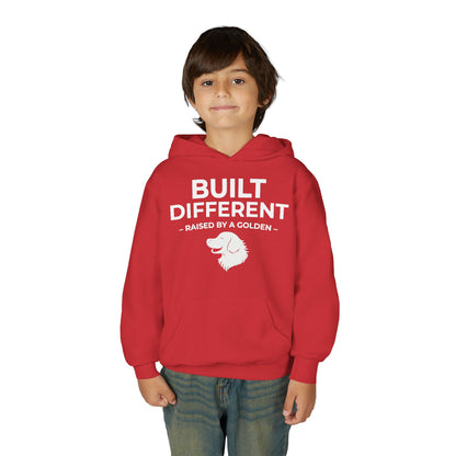 Built Different. Raised by a Golden | Kids Sweatshirt