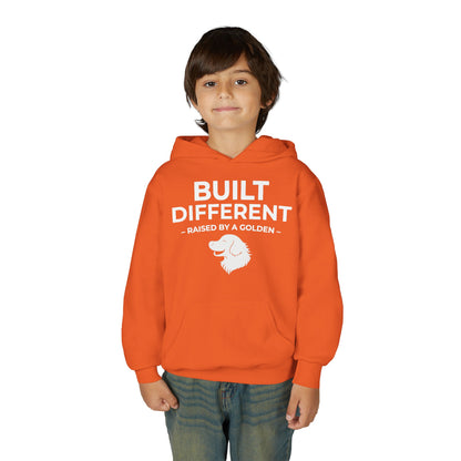 Built Different. Raised by a Golden | Kids Sweatshirt