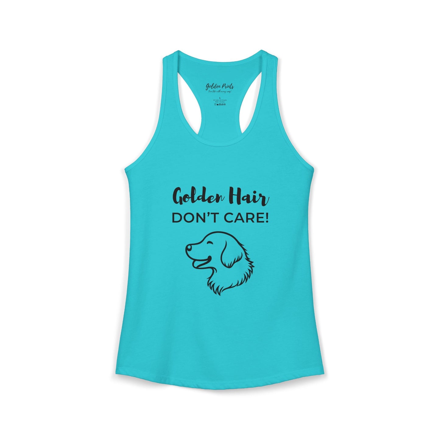 Golden Hair Don’t Care | Women’s Ideal Racerback Tank Top