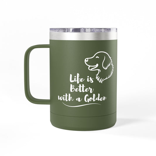 Coffee Mug – Life Is Better With a Golden | Golden Retriever Gift