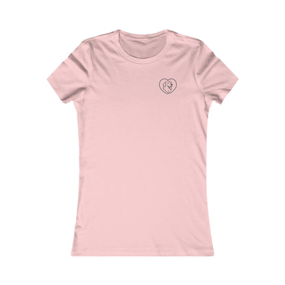 Golden Heart Outline | T-Shirt