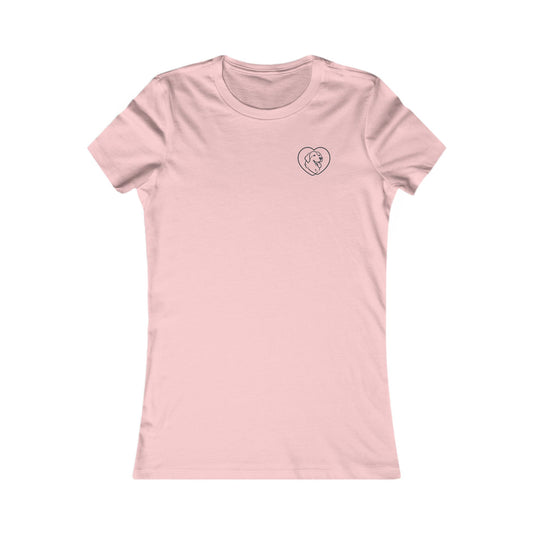 Golden Heart Outline | T-Shirt