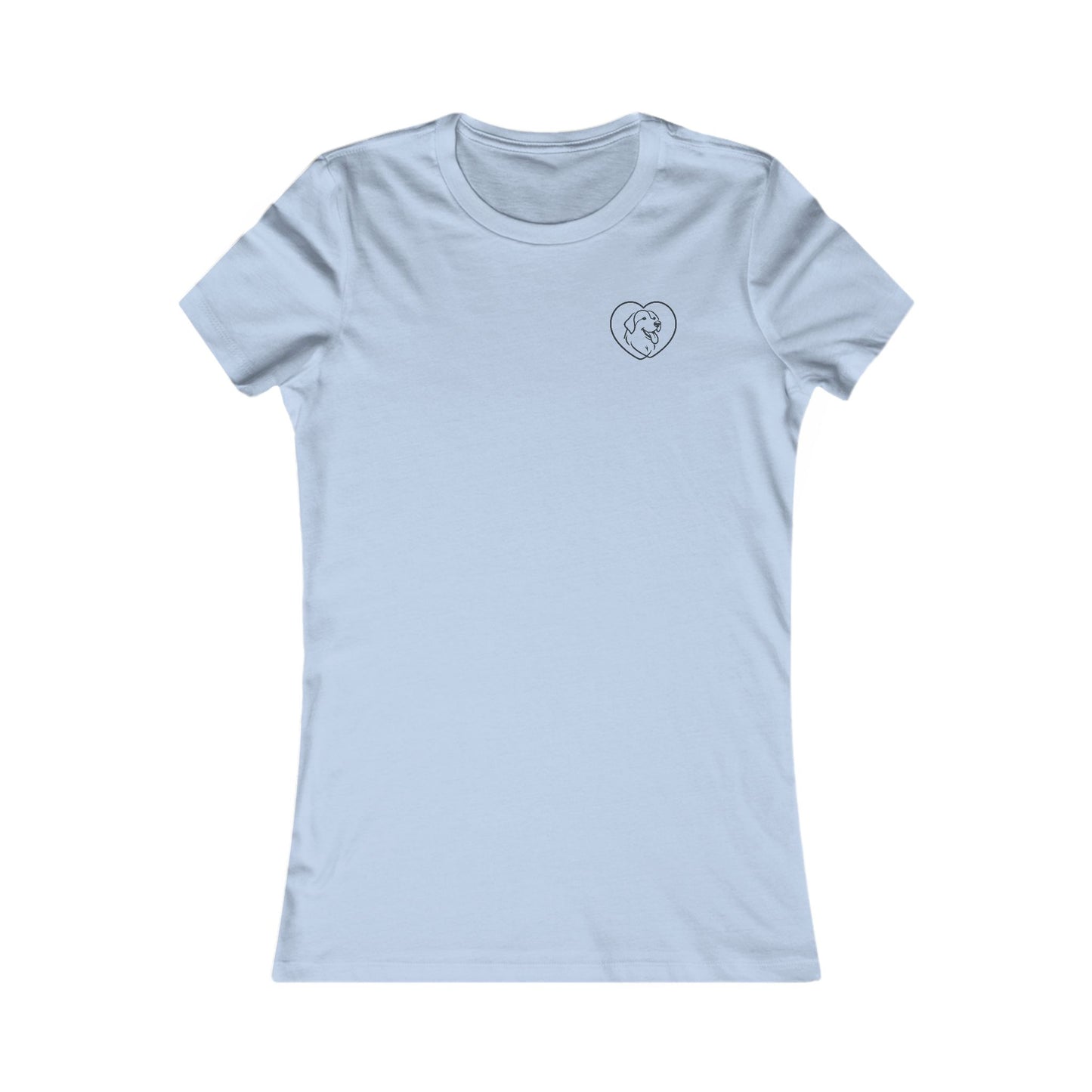 Golden Heart Outline | T-Shirt