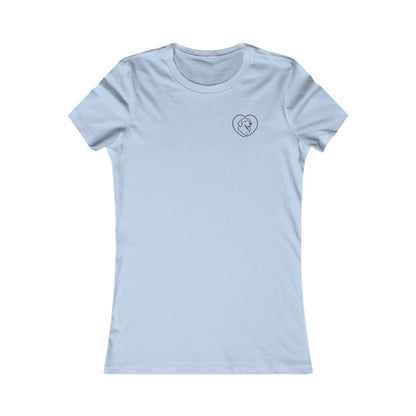 Golden Heart Outline | T-Shirt