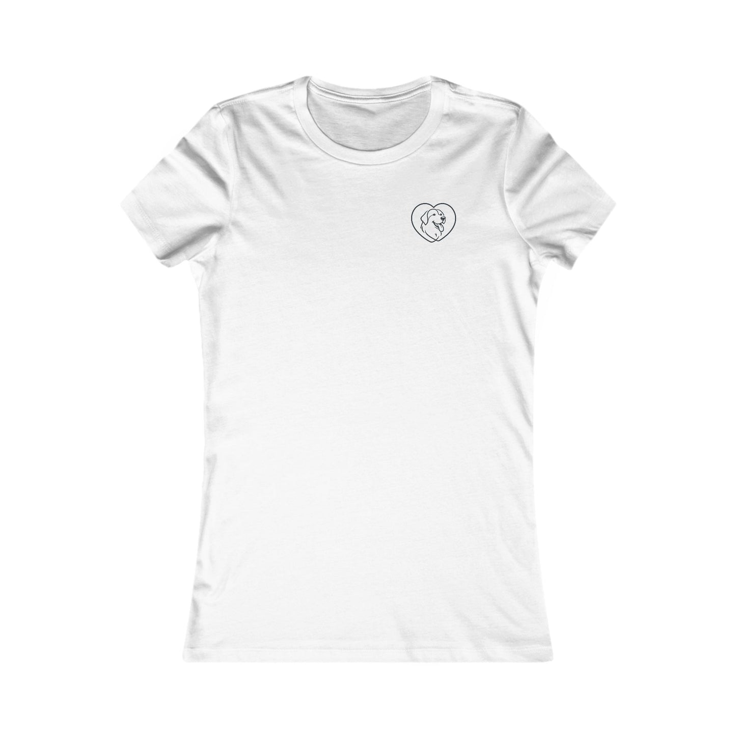 Golden Heart Outline | T-Shirt
