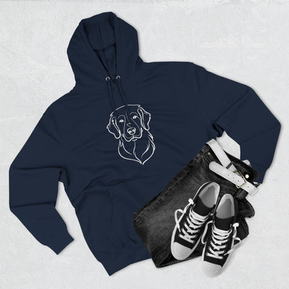 Line Art Three-Panel | Hoodie