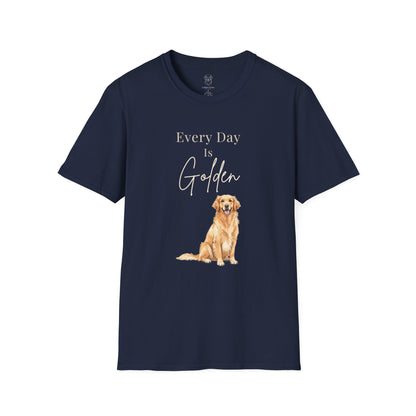Golden Retriever T-Shirt | “Every Day Is Golden” Dog Lover Graphic Tee