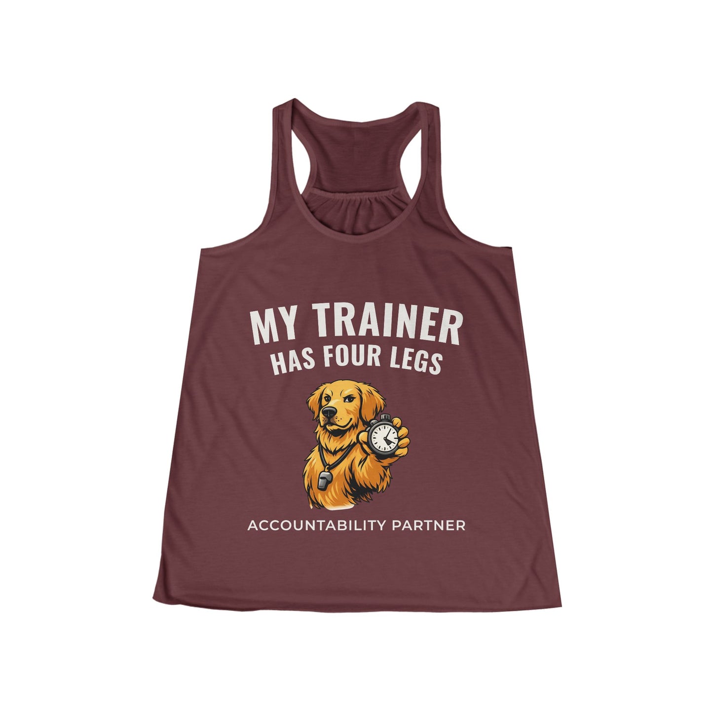 My Trainer Has Four Legs | Racerback Tank