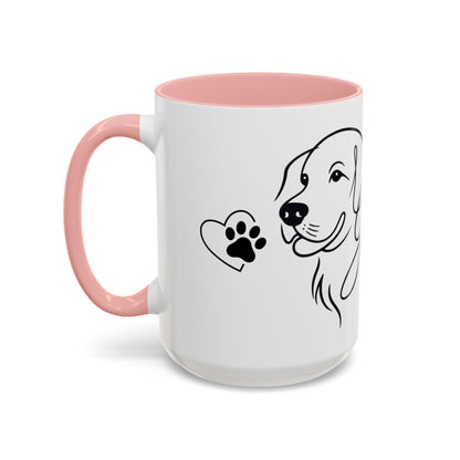 Golden Mom Script Paw | Mug