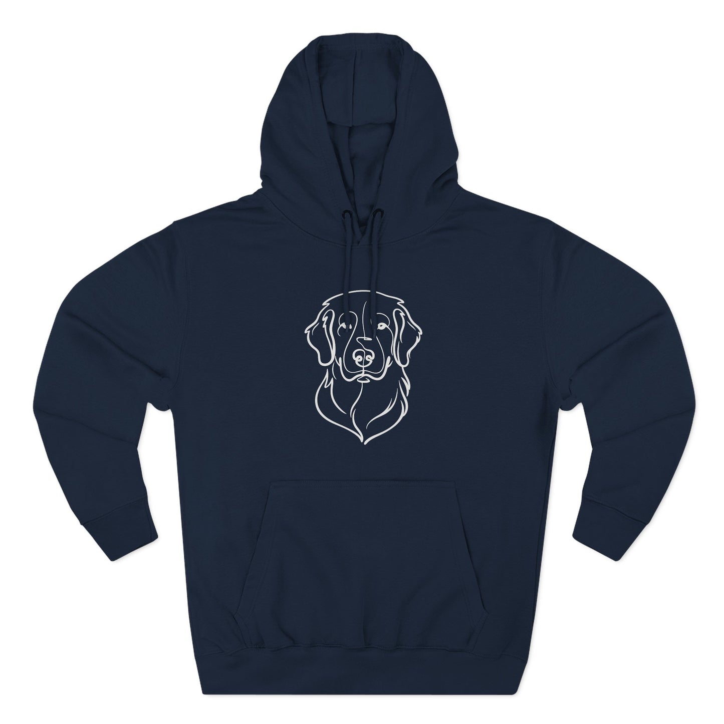 Line Art Three-Panel | Hoodie