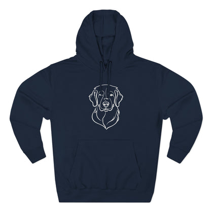 Line Art Three-Panel | Hoodie
