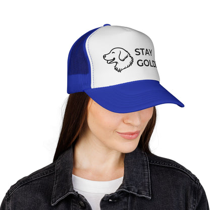 Stay Golden Retriever Trucker Hat - Perfect Gift for Golden Retriever Lovers