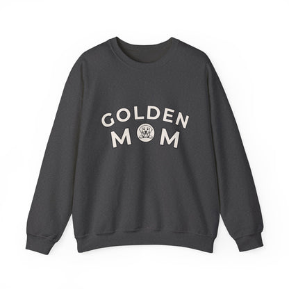 Golden Mom Crewneck Sweatshirt | Cozy Dog Lover Pullover