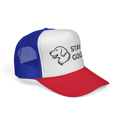 Stay Golden Retriever Trucker Hat - Perfect Gift for Golden Retriever Lovers