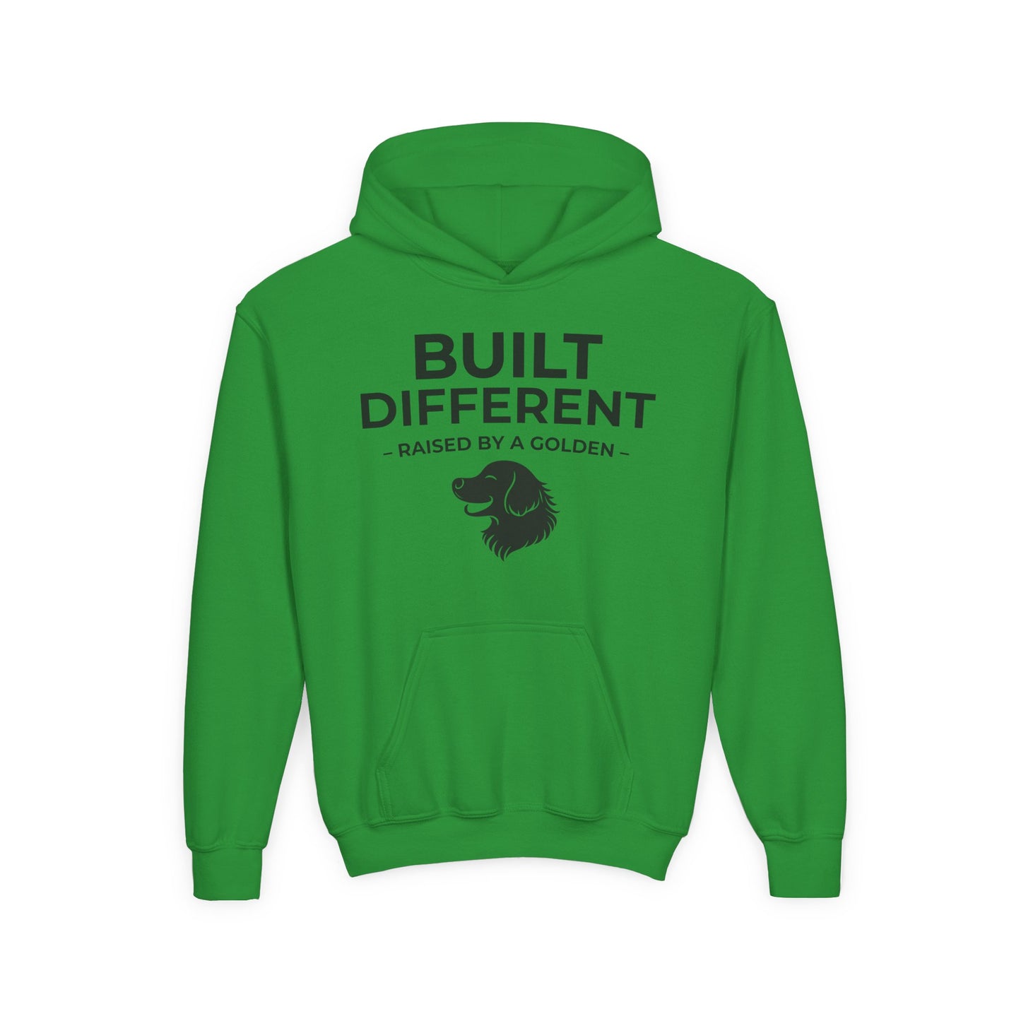 Built Different. Raised by a Golden | Kids Sweatshirt