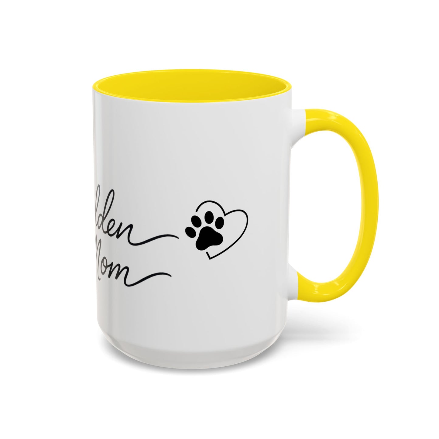 Golden Mom Script Paw | Mug