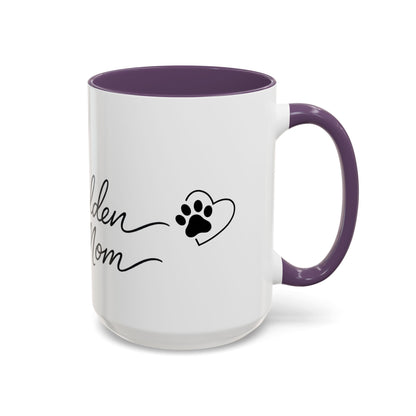 Golden Mom Script Paw | Mug