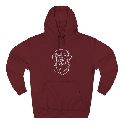Line Art Three-Panel | Hoodie