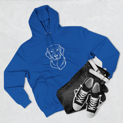 Line Art Three-Panel | Hoodie