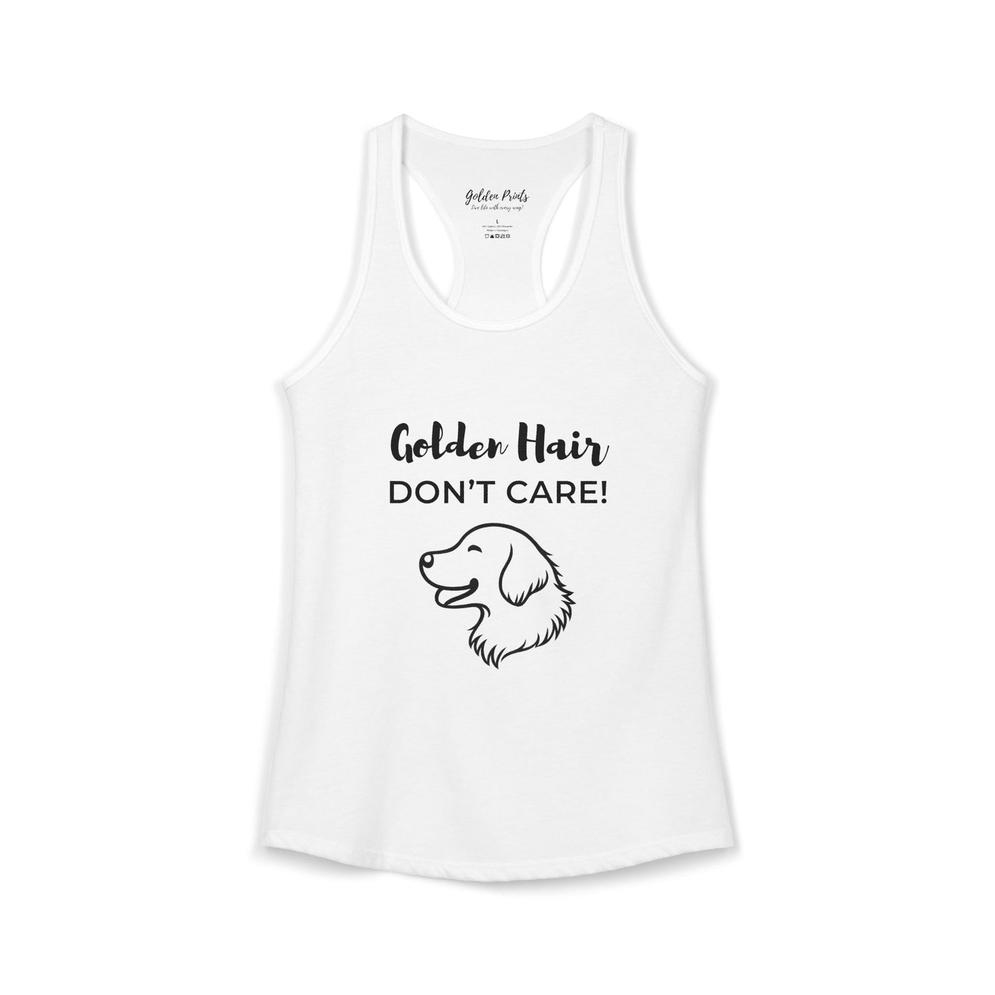 Golden Hair Don’t Care | Women’s Ideal Racerback Tank Top