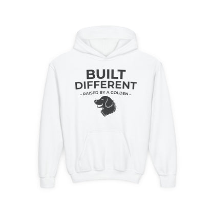 Built Different. Raised by a Golden | Kids Sweatshirt