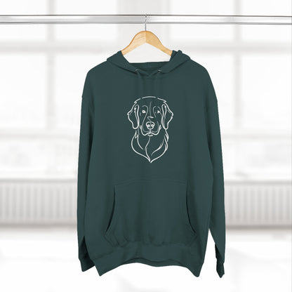 Line Art Three-Panel | Hoodie