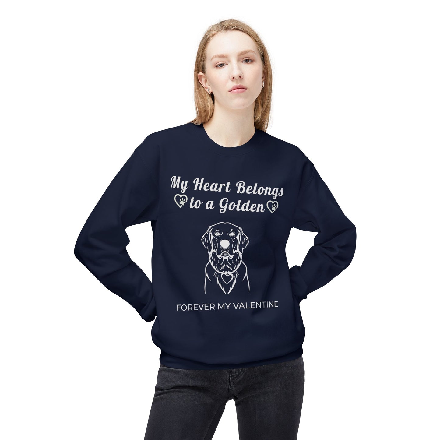 My Heart Belongs to a Golden | Crewneck