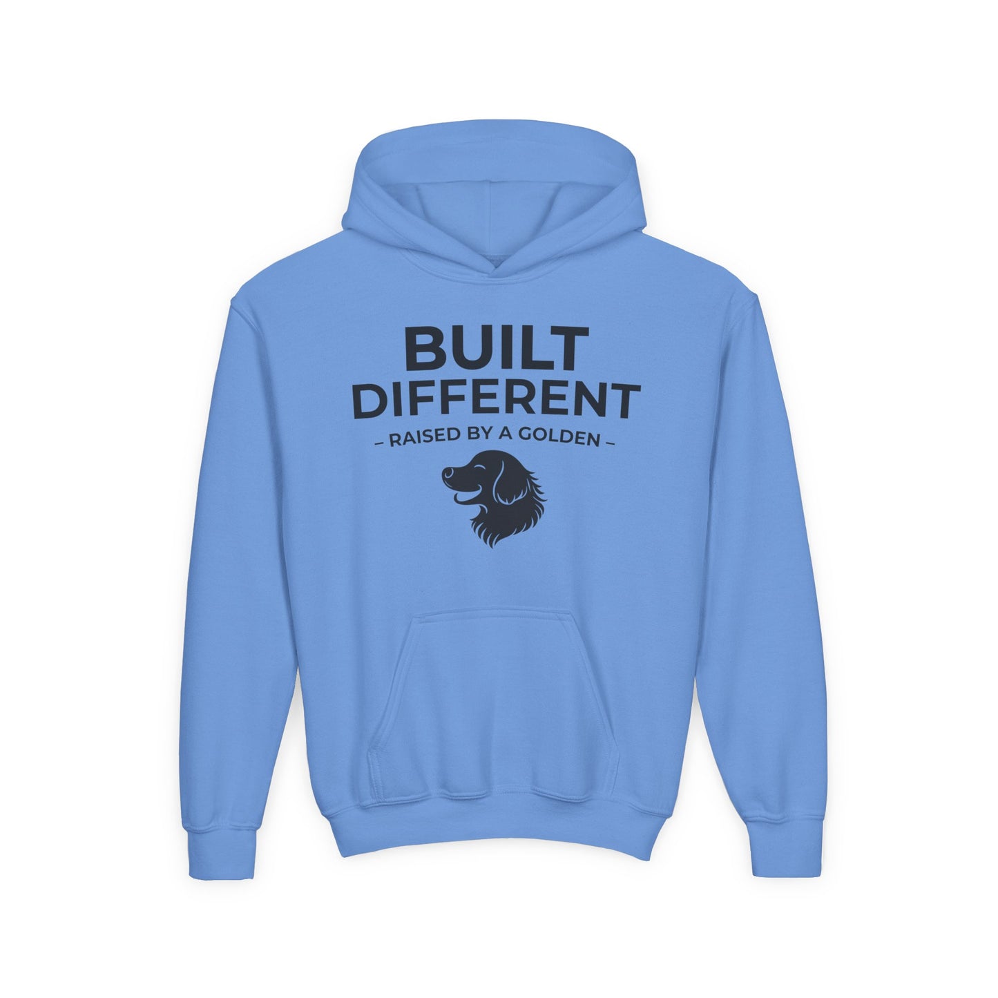 Built Different. Raised by a Golden | Kids Sweatshirt