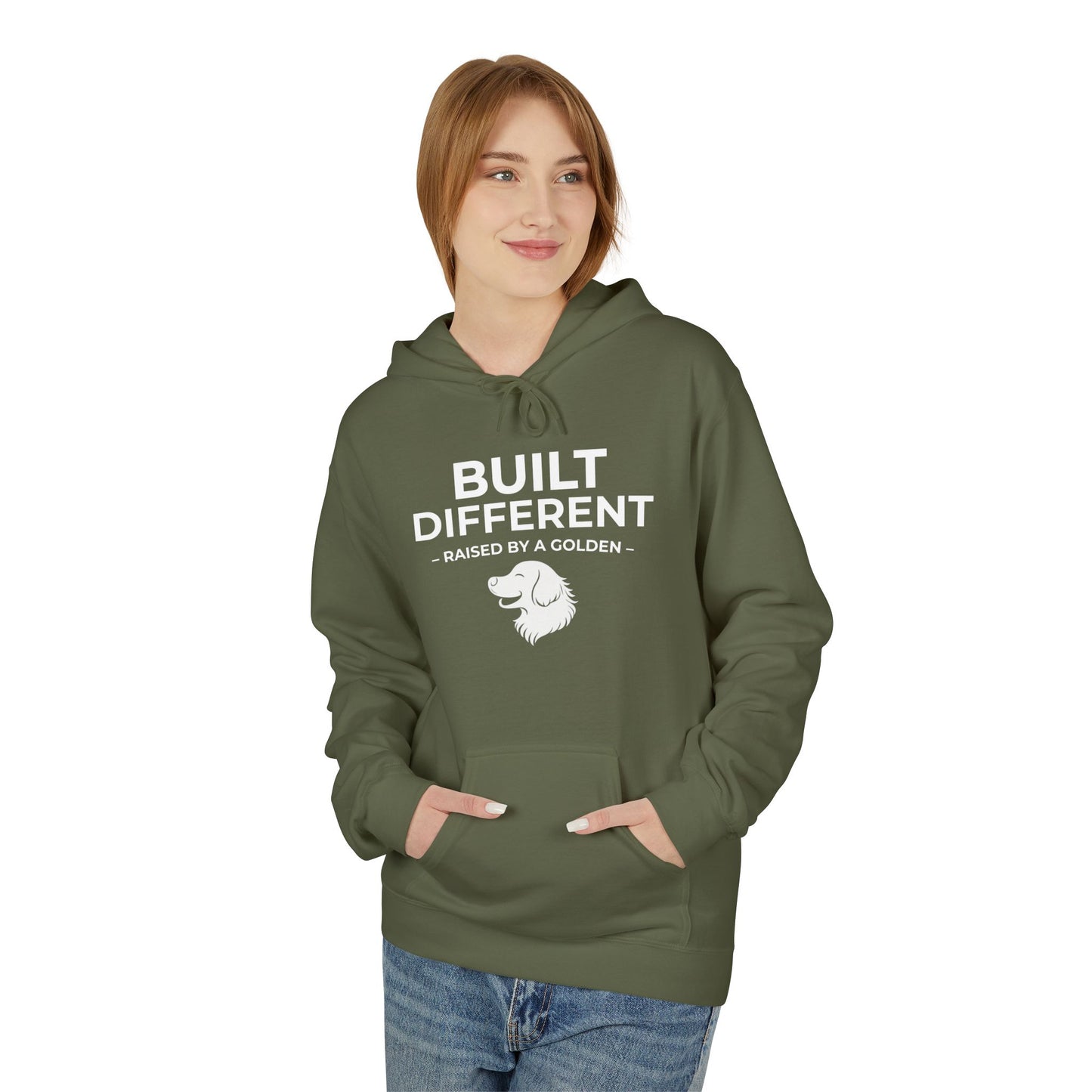 Built Different. Raised by a Golden | Hoodie