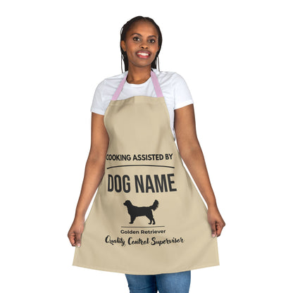 Personalized Golden | Apron Natural