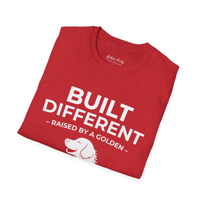 Built Different. Raised by a Golden | T-Shirt