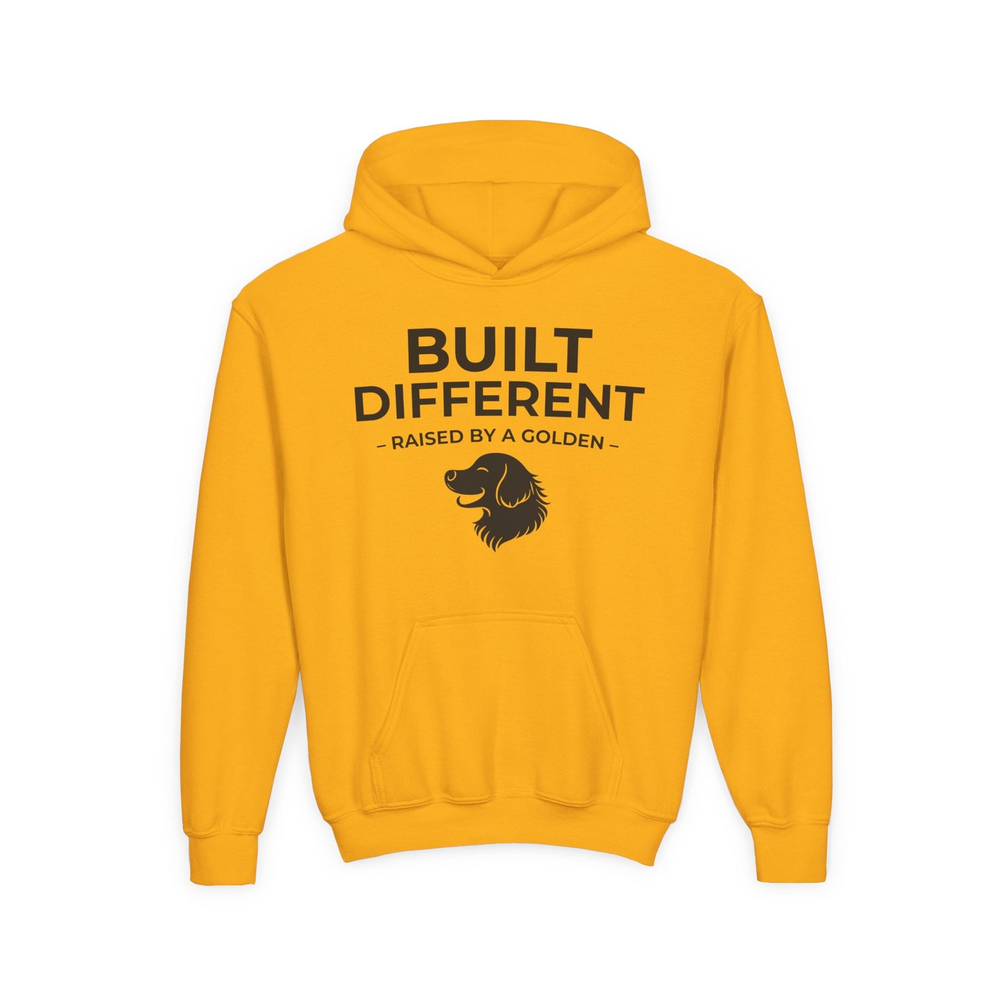 Built Different. Raised by a Golden | Kids Sweatshirt