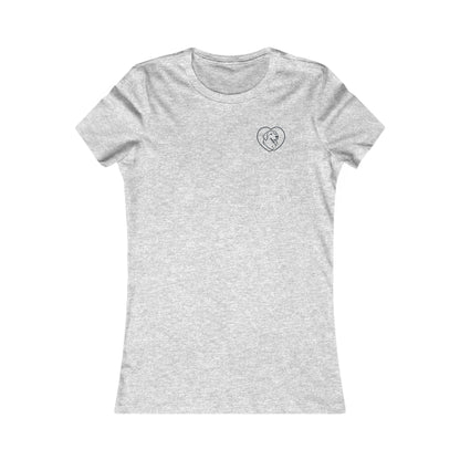 Golden Heart Outline | T-Shirt