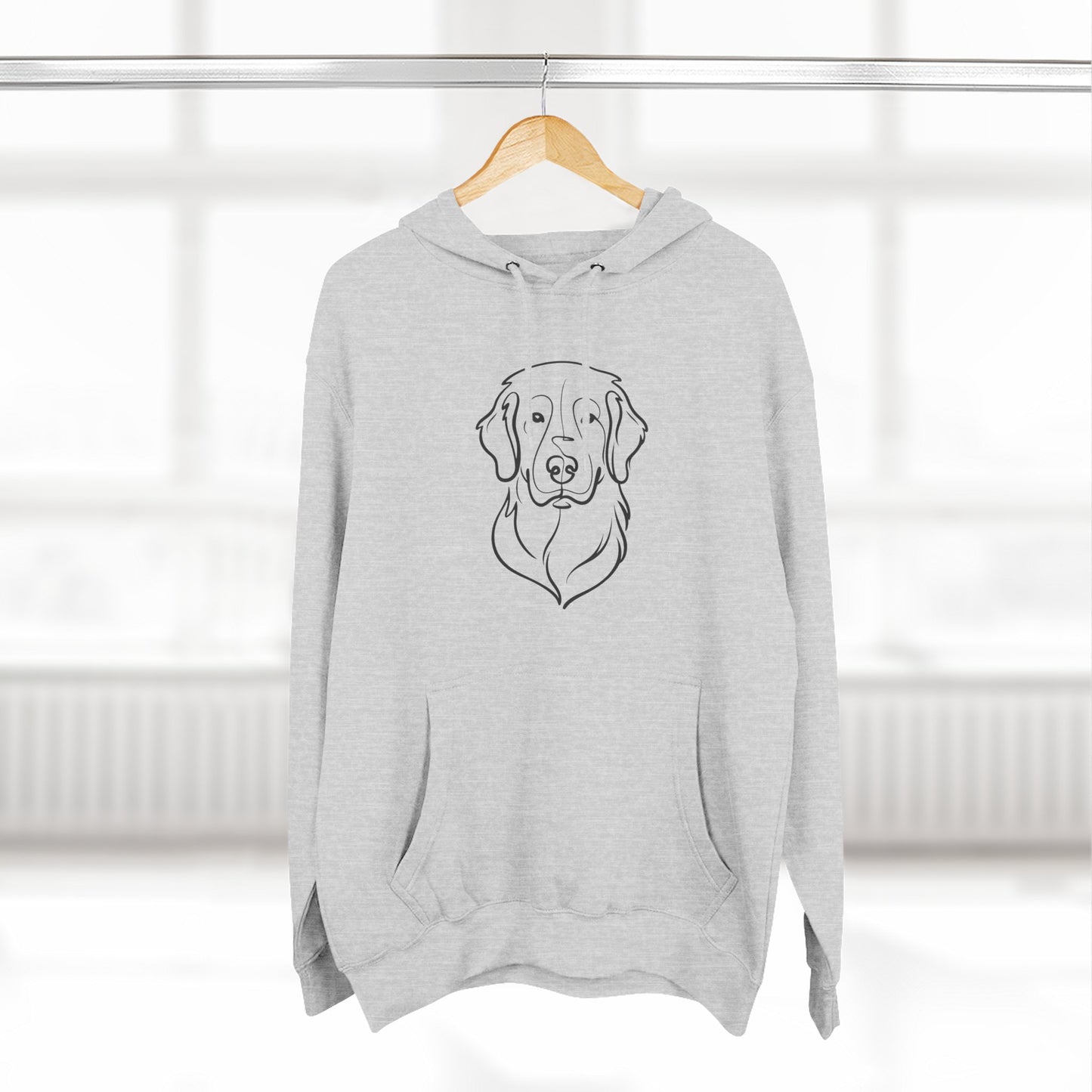 Line Art Three-Panel | Hoodie