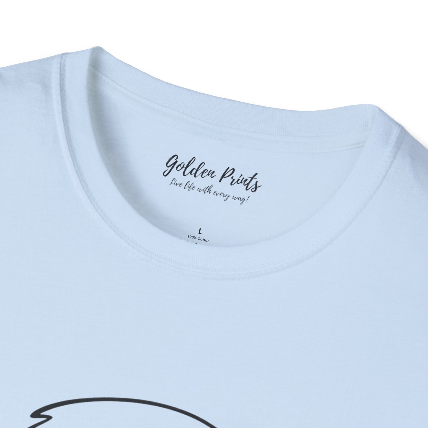 Golden Retriever Portrait Tee | Minimal Dog Art T-Shirt