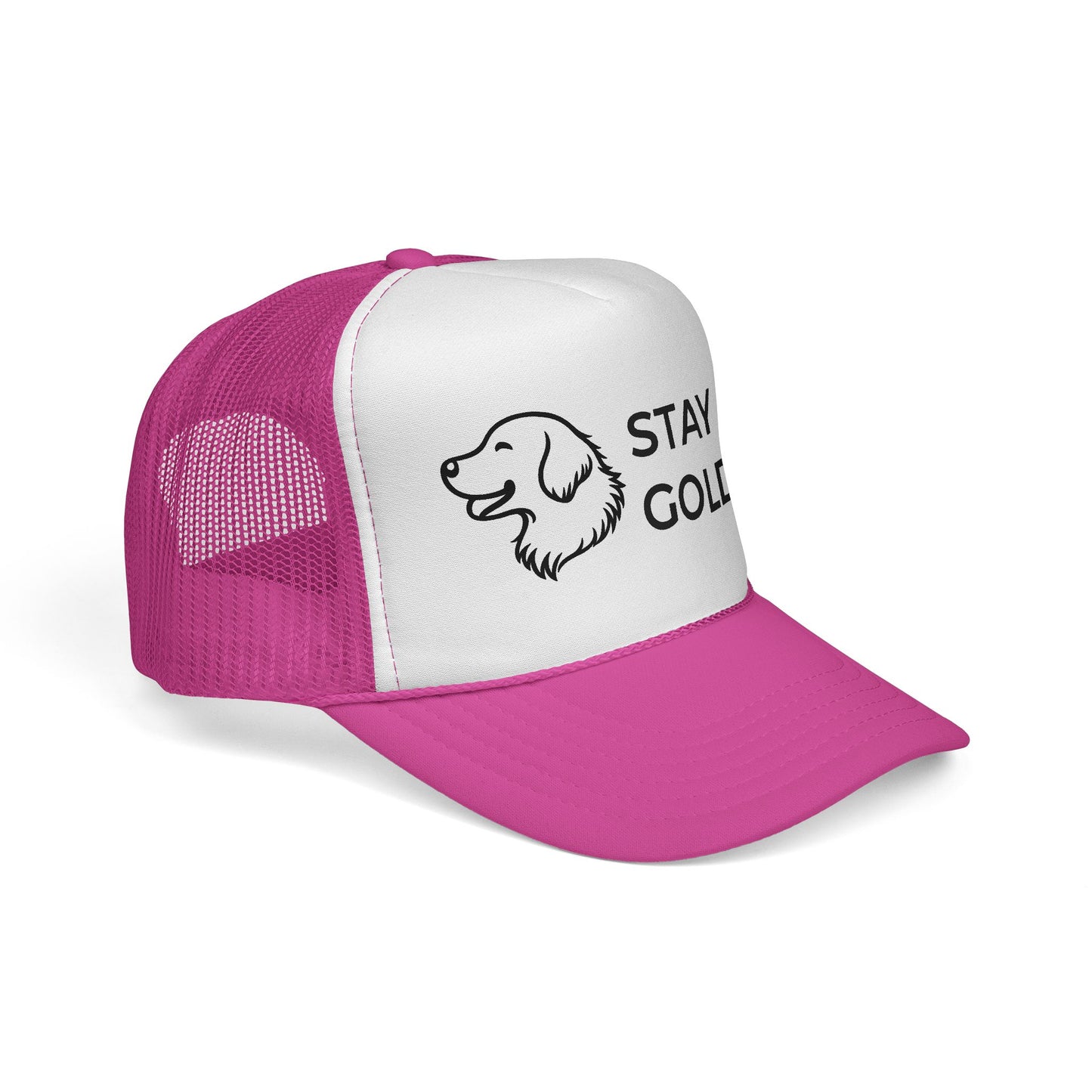 Stay Golden Retriever Trucker Hat - Perfect Gift for Golden Retriever Lovers