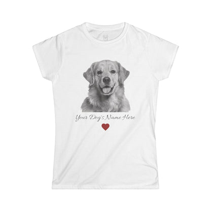 Minimal Portrait | Dog Name Tee