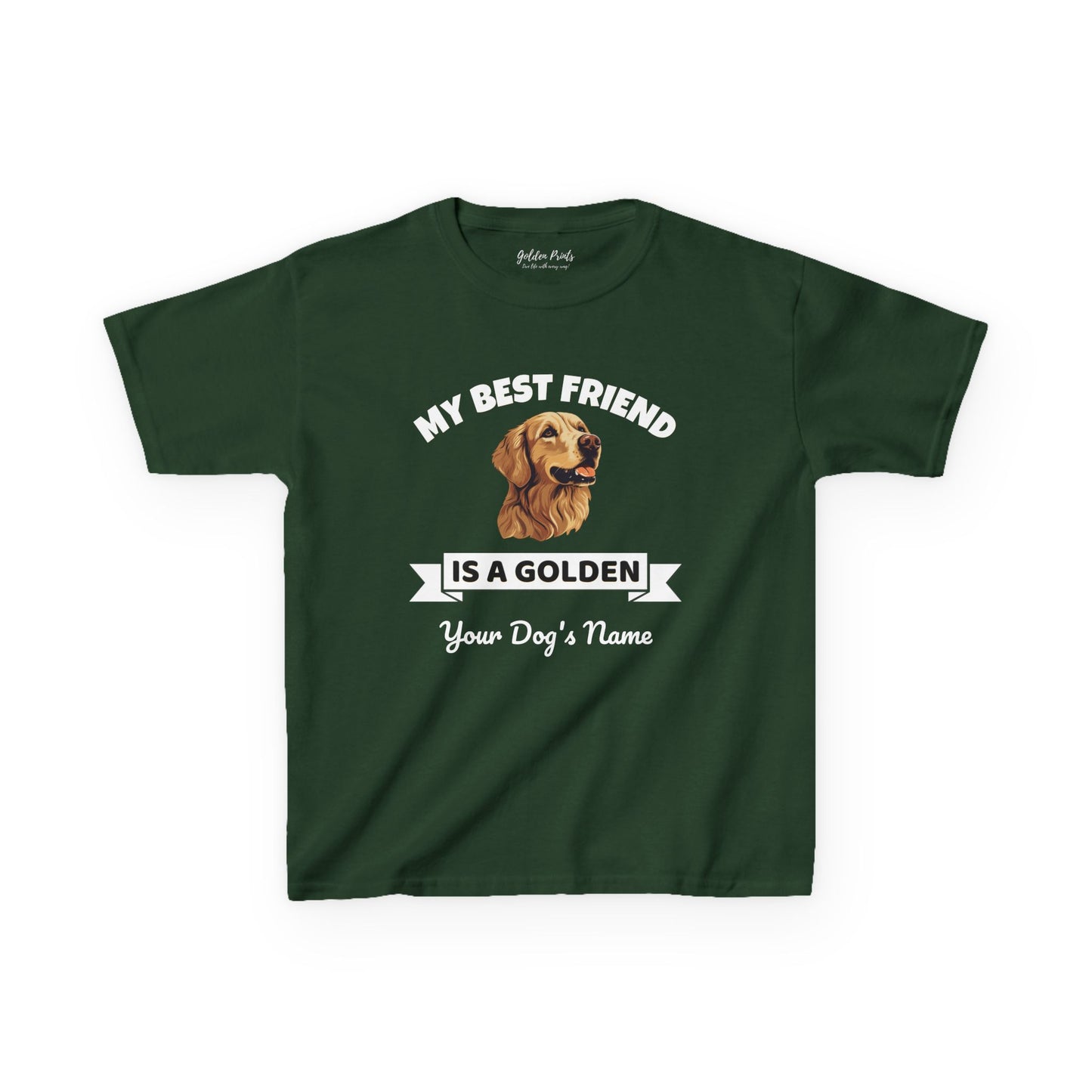 My Best Friend Is a Golden | Kids Tee