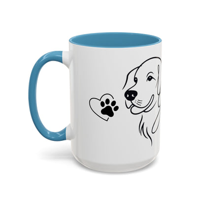 Golden Mom Script Paw | Mug
