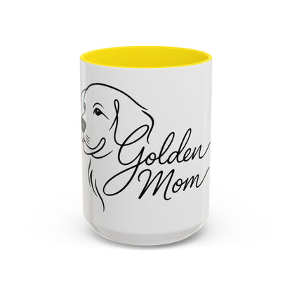 Golden Mom Script Paw | Mug