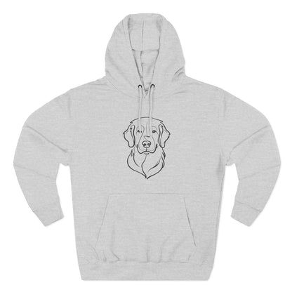 Line Art Three-Panel | Hoodie