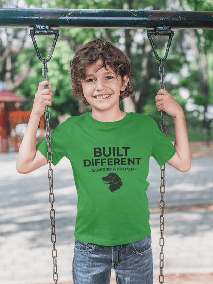 Built Different. Raised by a Golden | Youth Sweatshirt