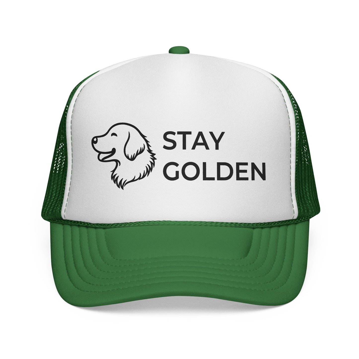 Stay Golden Retriever Trucker Hat - Perfect Gift for Golden Retriever Lovers
